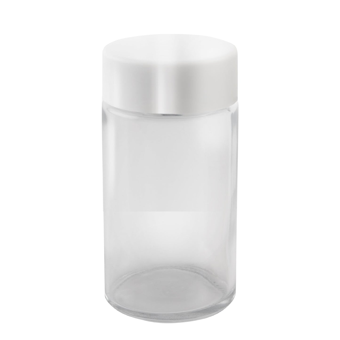 Glass Jar w/ Cap 84mm / 35mm, 200-Pack, Child Resistant (Loud Lock)