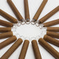 84mm (1-1/4) Brown Hemp Wrap Blunt Glass Filter 9mm Dia Tubes