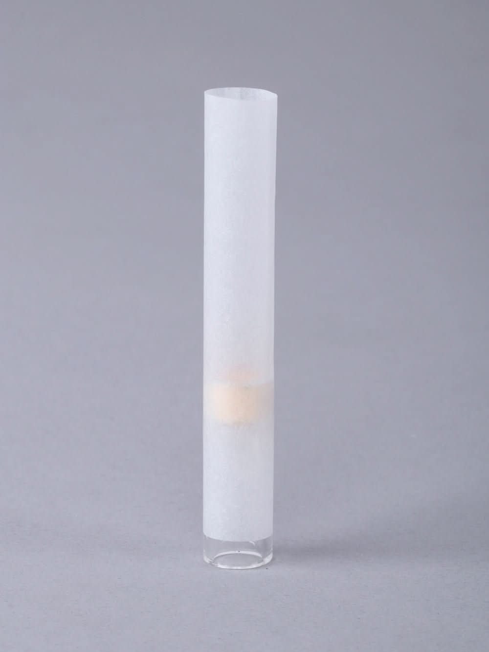 109mm King Size French White Paper Glass Filter 9mm Dia Tubes