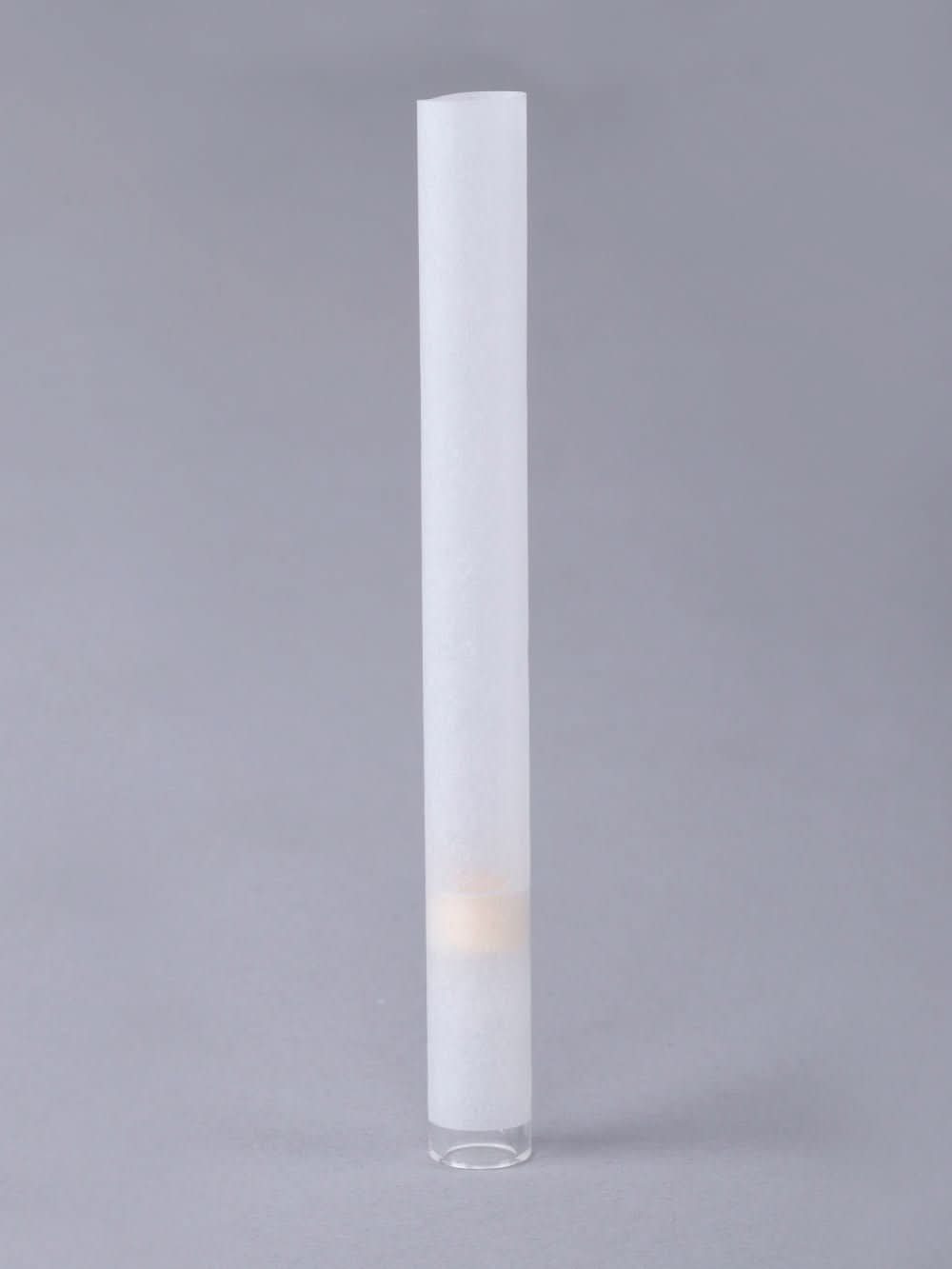 109mm King Size French White Paper Glass Filter 9mm Dia Tubes