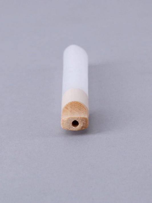 109mm King Size French White Paper Wood Filter Pinched 11mm Dia Tubes