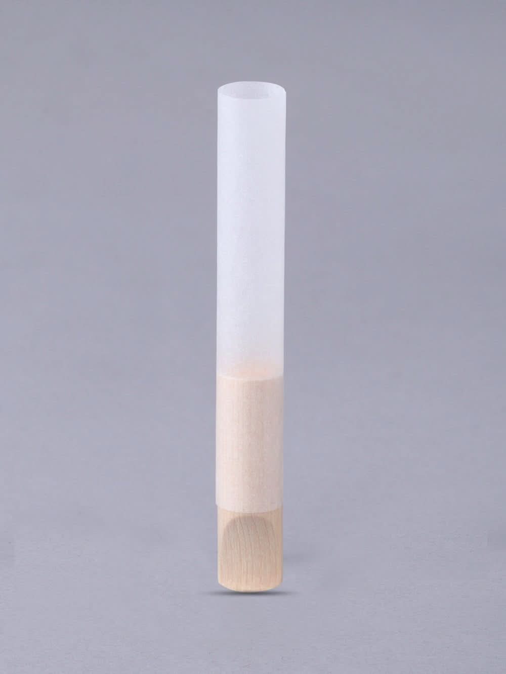 109mm King Size French White Paper Wood Filter Pinched 9mm Dia Tubes