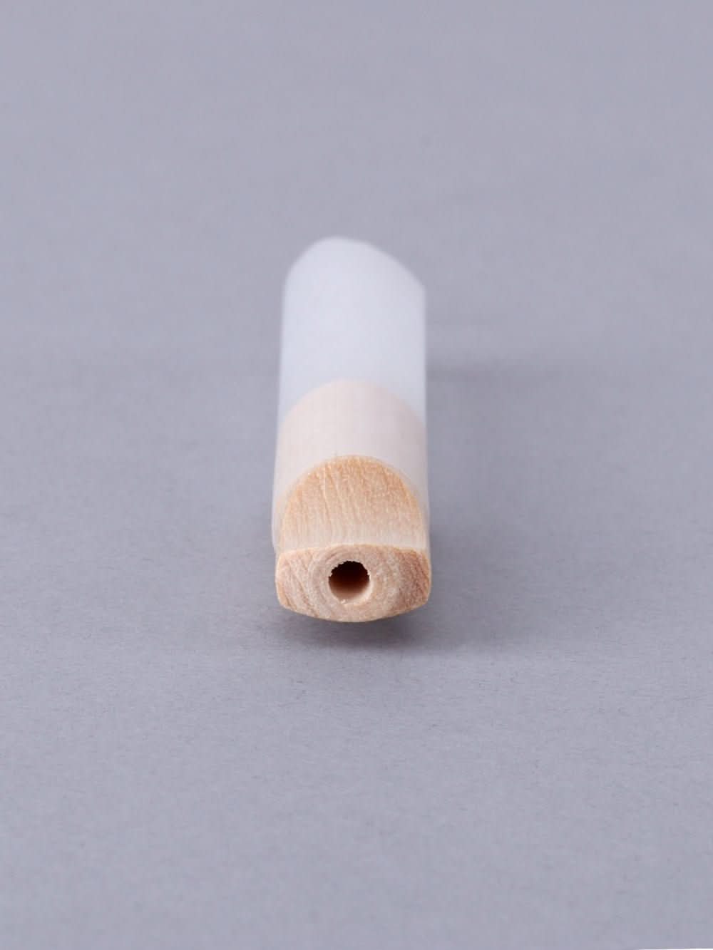 109mm King Size French White Paper Wood Filter Pinched 9mm Dia Tubes