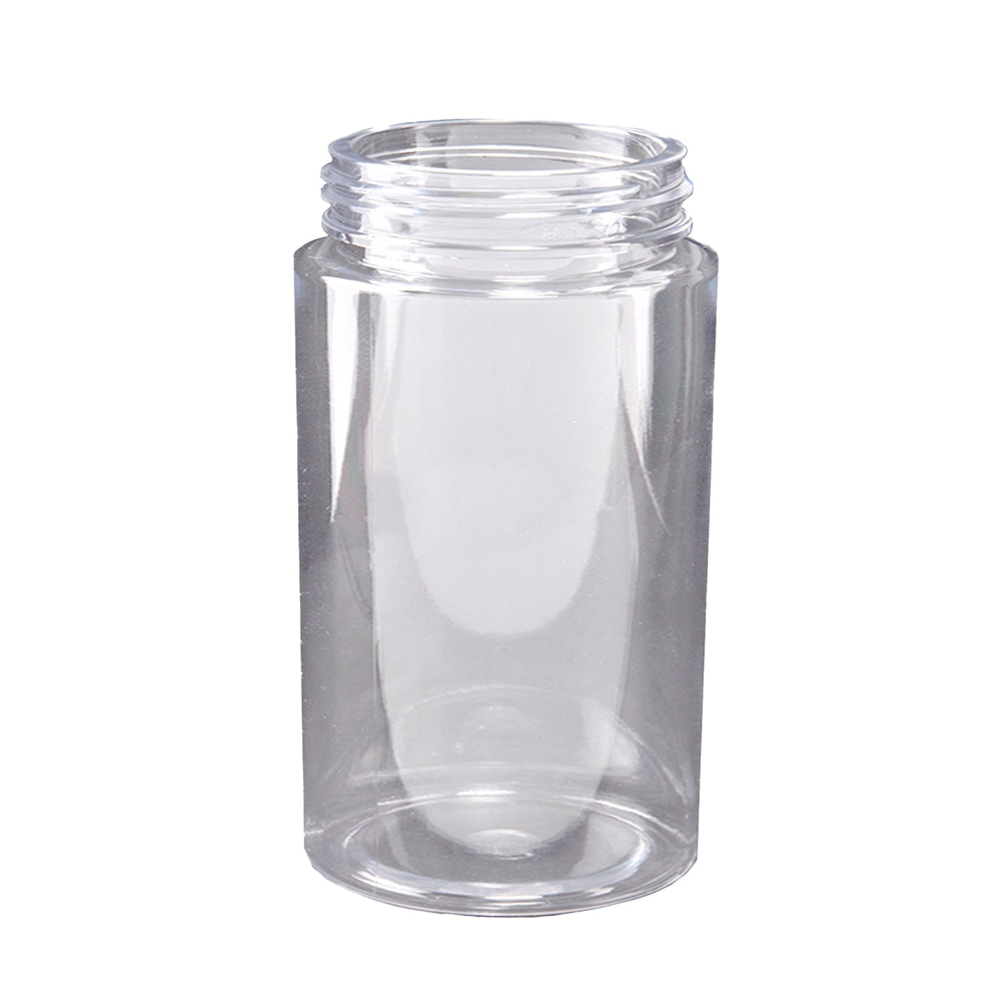 Plastic Jar w/ Cap 75mm / 43mm, 100-Pack, Child Resistant (Loud Lock)