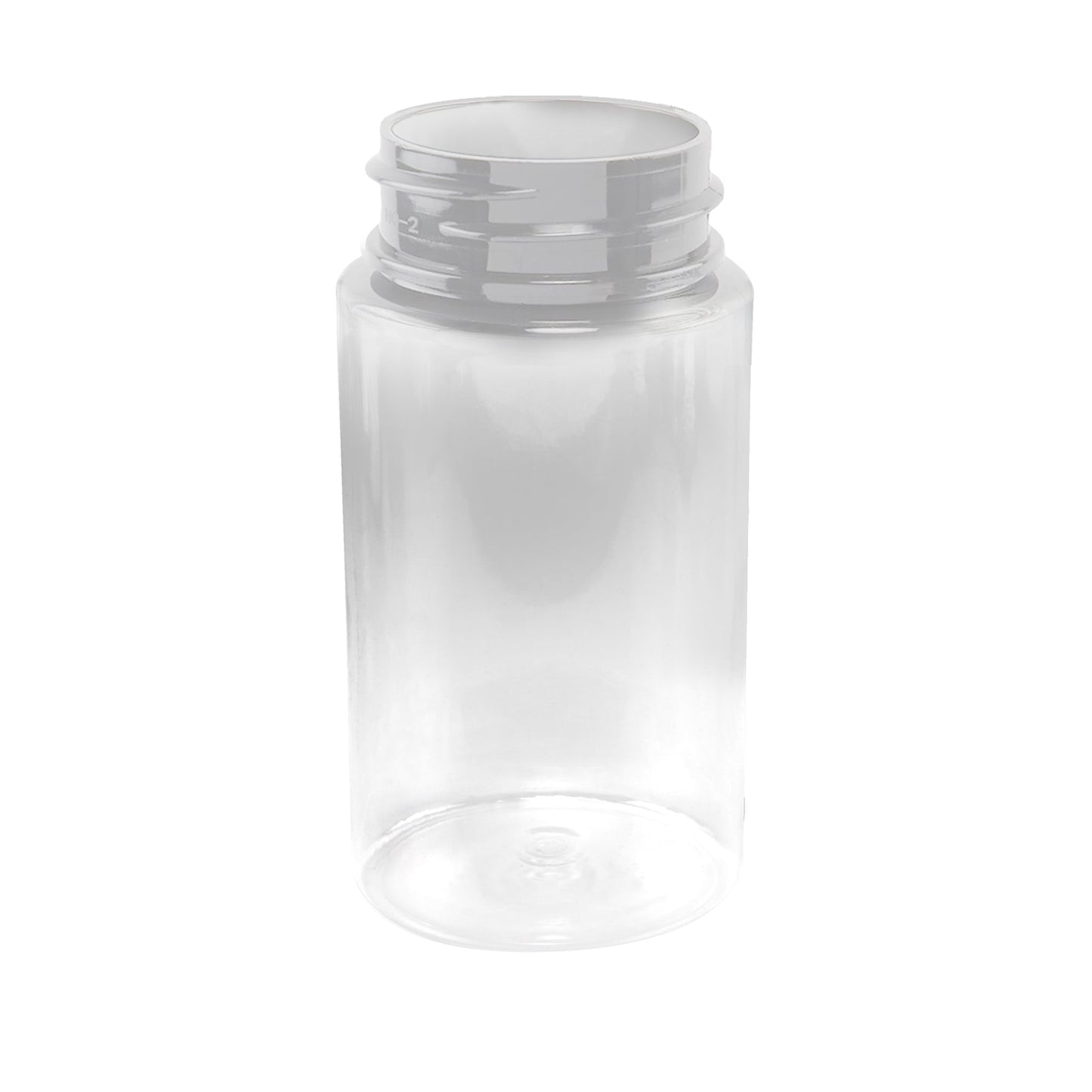 Plastic Jar w/ Cap 116mm / 66mm, 100-Pack, Child Resistant (Loud Lock)
