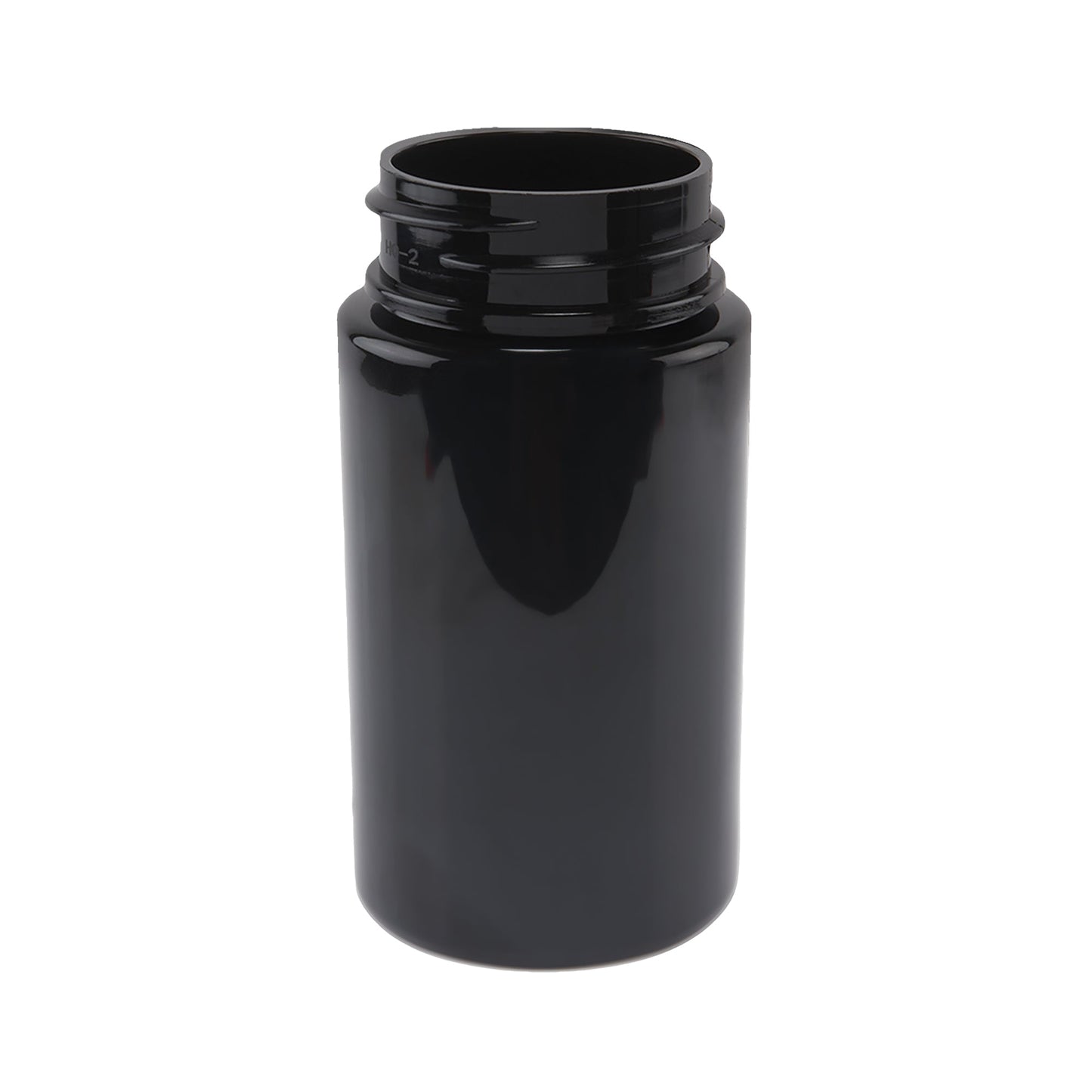 Plastic Jar w/ Cap 116mm / 66mm, 100-Pack, Child Resistant (Loud Lock)