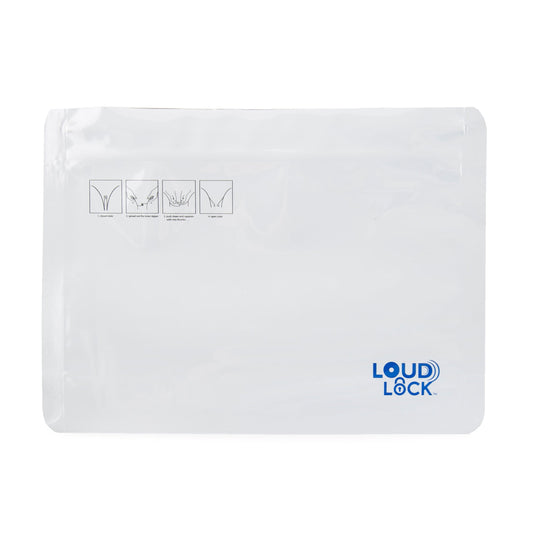 Mylar Bags 12 x 9, 300-Pack, Child Resistant (Loud Lock)