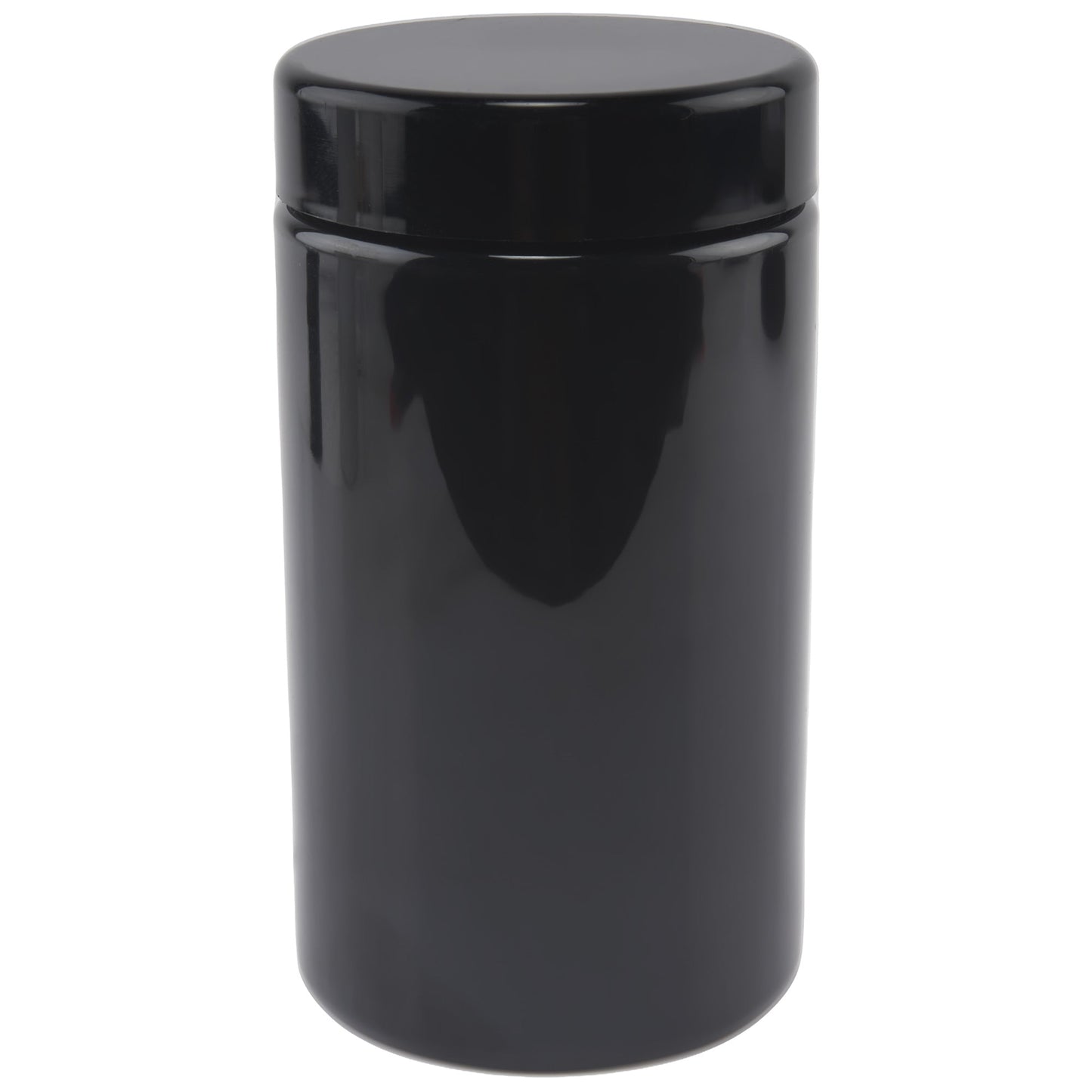 Plastic Jar w/ Cap 116mm / 66mm, 100-Pack, Child Resistant (Loud Lock)