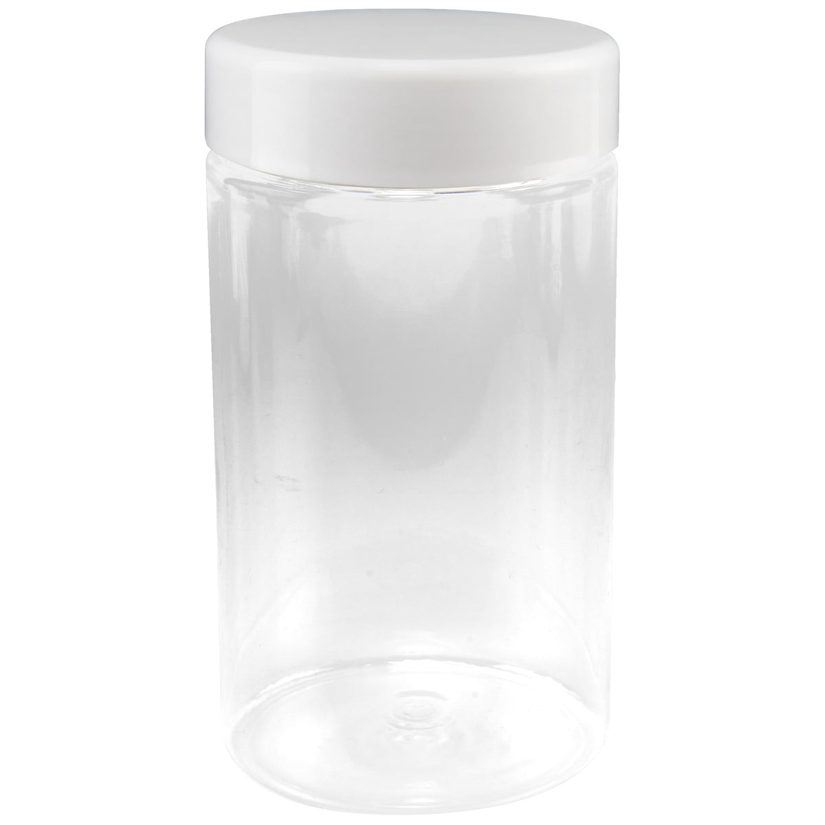 Plastic Jar w/ Cap 116mm / 66mm, 100-Pack, Child Resistant (Loud Lock)