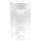 Plastic Jar w/ Cap 116mm / 66mm, 100-Pack, Child Resistant (Loud Lock)