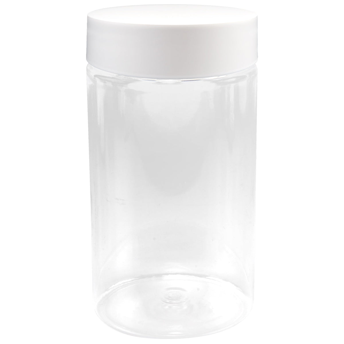 Plastic Jar w/ Cap 116mm / 66mm, 100-Pack, Child Resistant (Loud Lock)