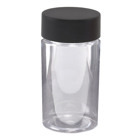 Plastic Jar w/ Cap 75mm / 43mm, 100-Pack, Child Resistant (Loud Lock)