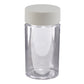 Plastic Jar w/ Cap 75mm / 43mm, 100-Pack, Child Resistant (Loud Lock)