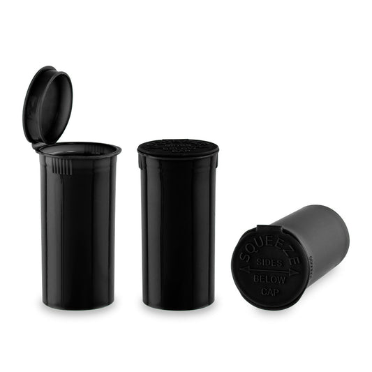 Plastic Pop Top 13 Dram, 315-Pack, Child Resistant (Loud Lock)