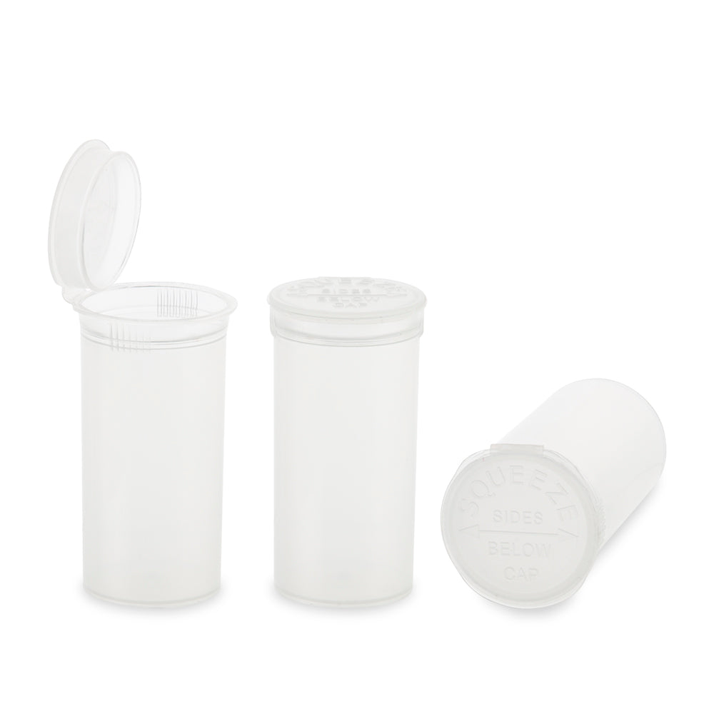 Plastic Pop Top 13 Dram, 315-Pack, Child Resistant (Loud Lock)