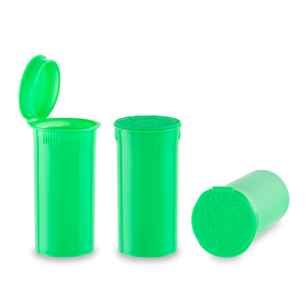 Plastic Pop Top 13 Dram, 315-Pack, Child Resistant (Loud Lock)