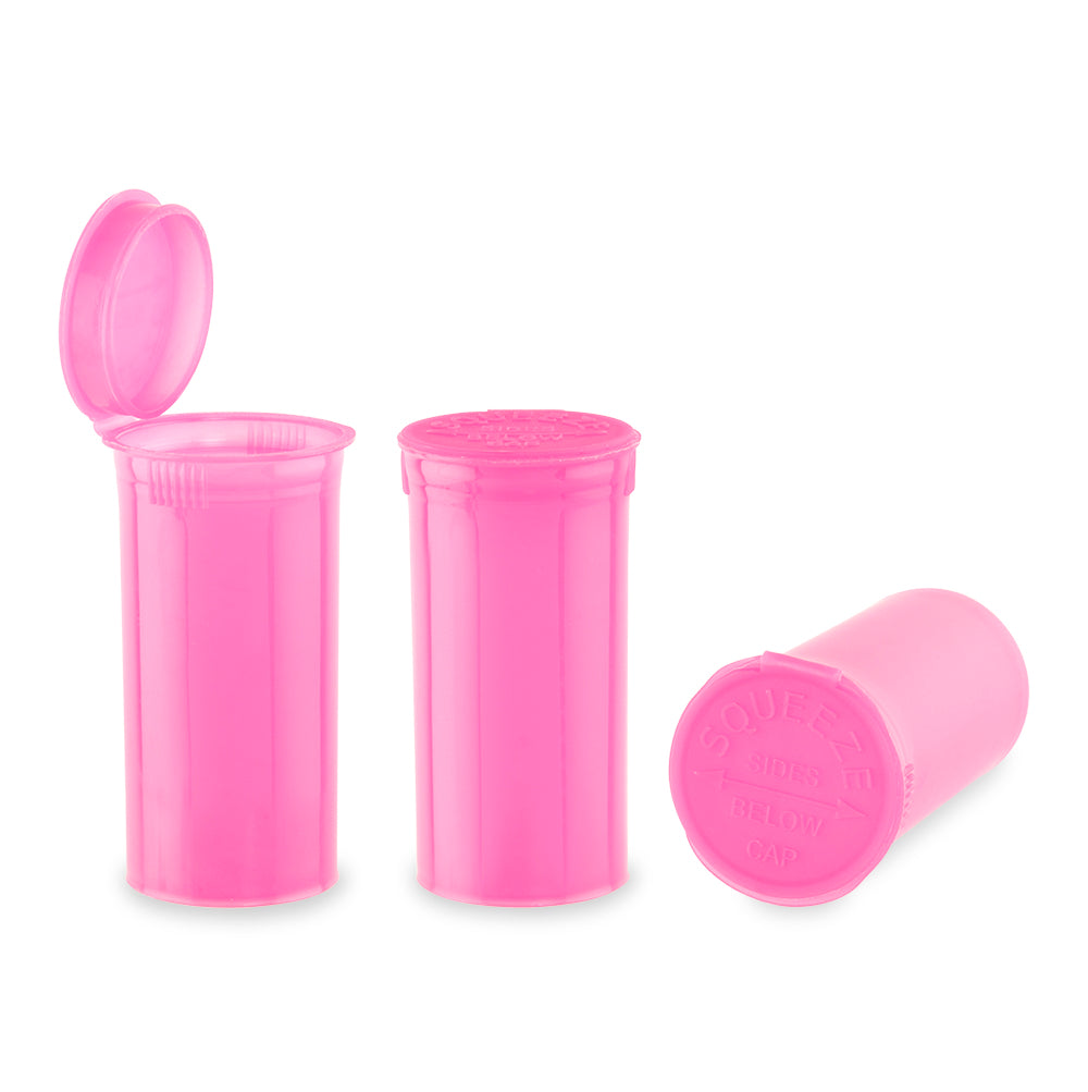 Plastic Pop Top 13 Dram, 315-Pack, Child Resistant (Loud Lock)