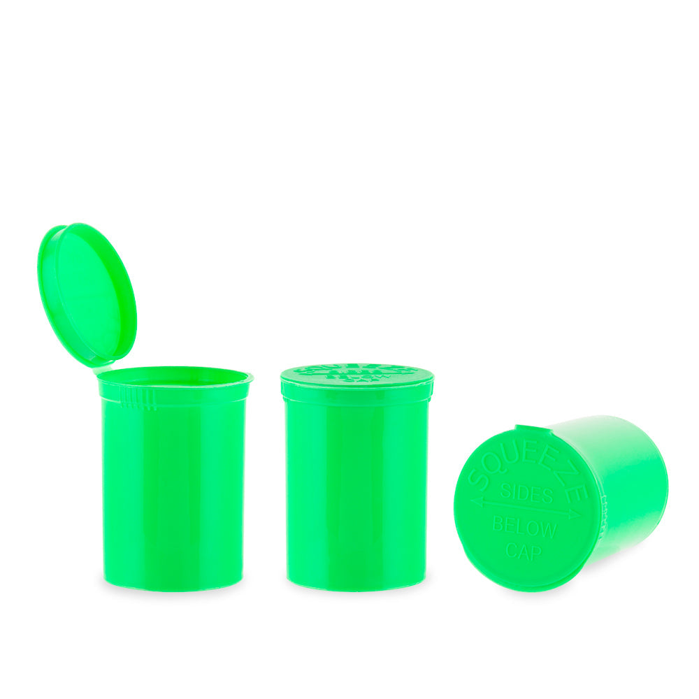 Plastic Pop Top 30 Dram, 160-Pack, Child Resistant (Loud Lock)