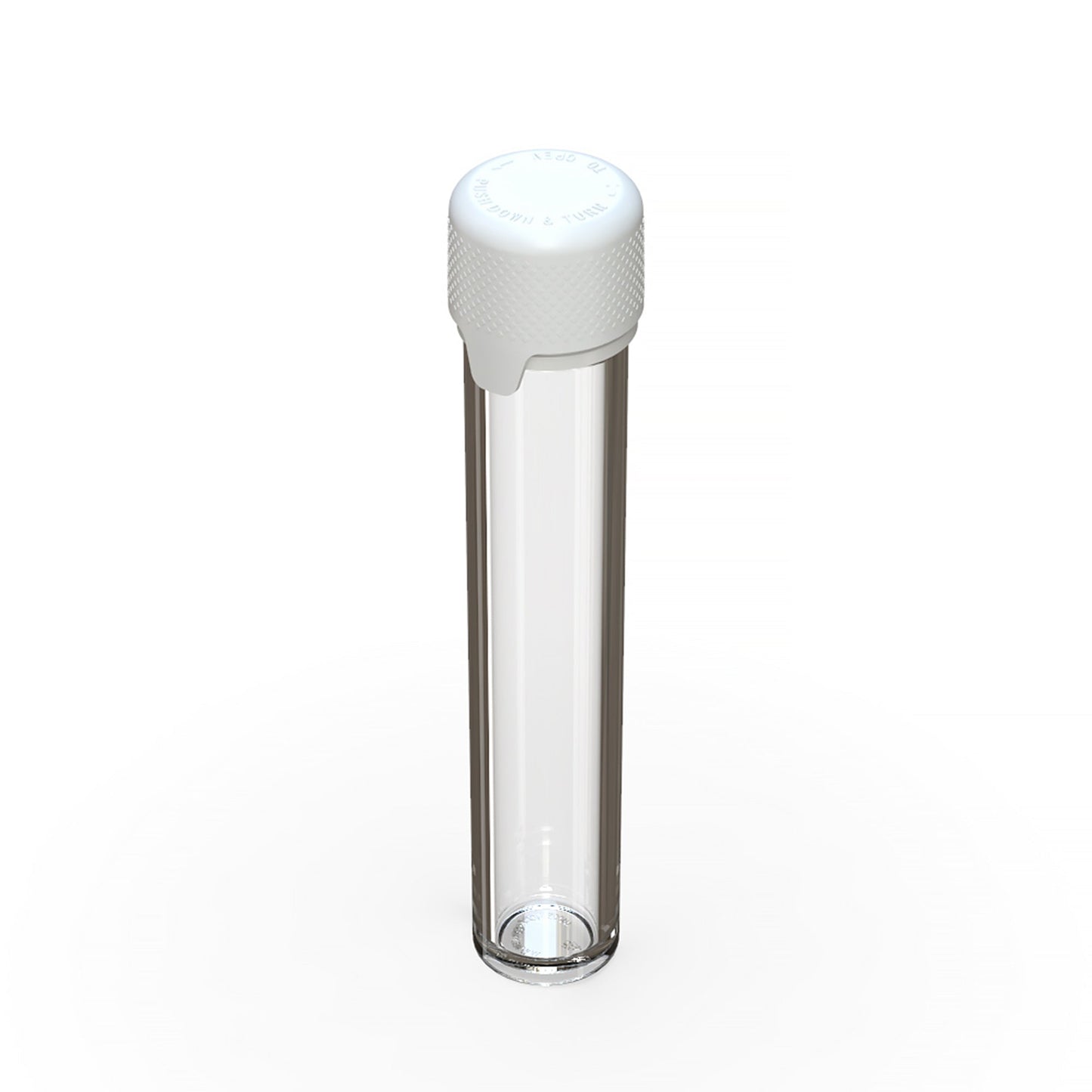 Aviator Plastic Tube 100mm, 500-Pack, Child Resistant, Flat (Chubby Gorilla)