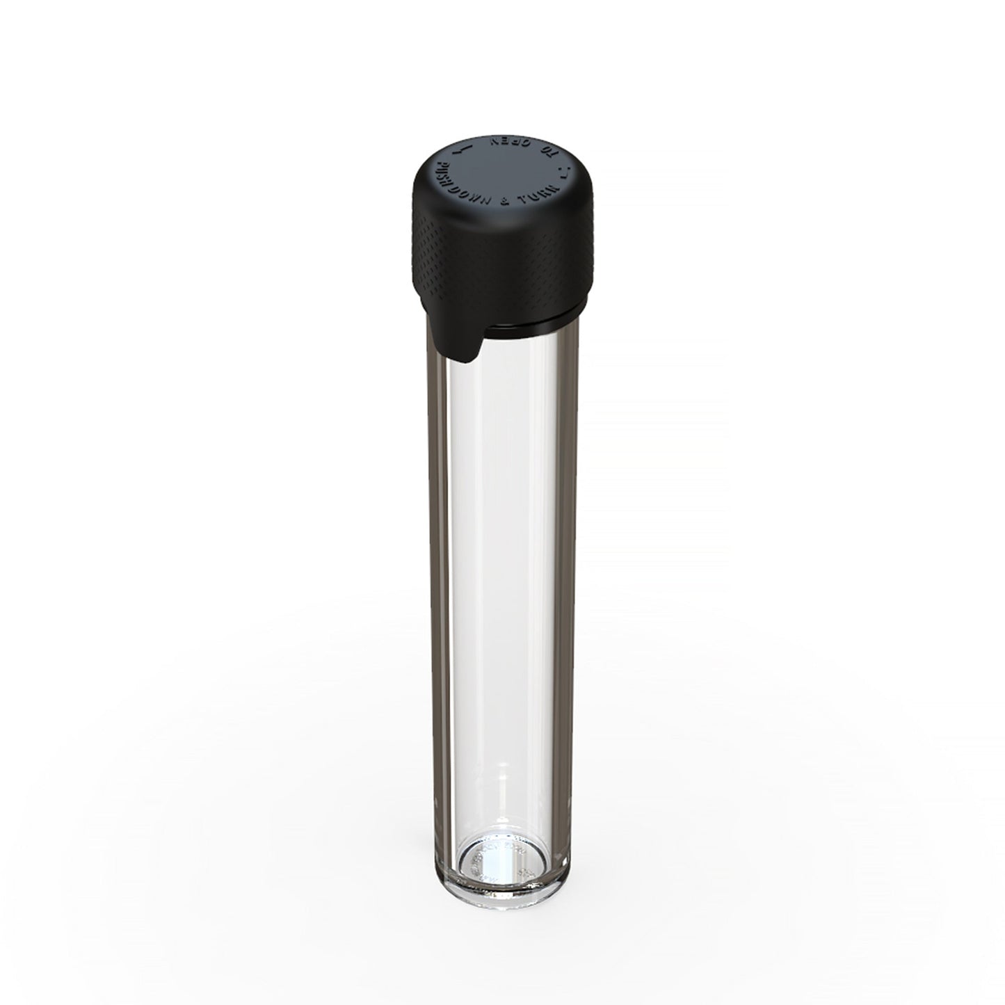 Aviator Plastic Tube 100mm, 500-Pack, Child Resistant, Flat (Chubby Gorilla)