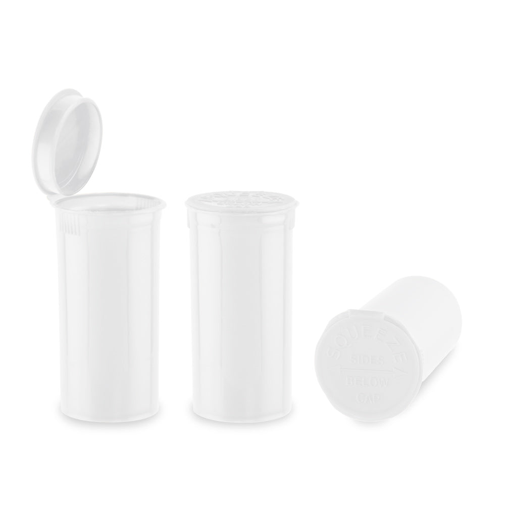 Plastic Pop Top 13 Dram, 315-Pack, Child Resistant (Loud Lock)