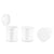 Plastic Pop Top 6 Dram, 600-Pack, Child Resistant (Loud Lock) 007