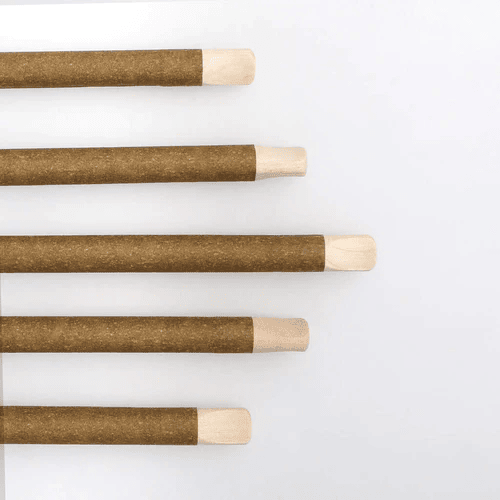 109mm King Size Brown Hemp Wrap Blunt Wood Filter Pinched 9mm Dia Tubes