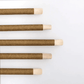 98mm Standard Brown Hemp Wrap Blunt Wood Filter Pinched 9mm Dia Tubes