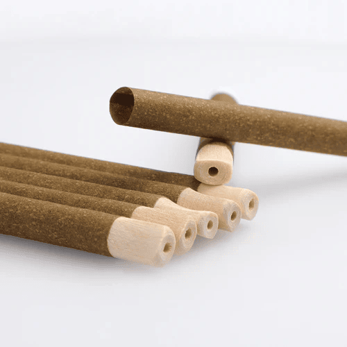 109mm King Size Brown Hemp Wrap Blunt Wood Filter Pinched 9mm Dia Tubes
