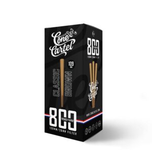 Unbranded - 109MM Class Brown Cone - 26MM Filter - 800 French Paper