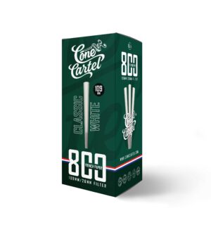 Unbranded - 109MM Class White Cone - 26MM Filter - 800 French Paper