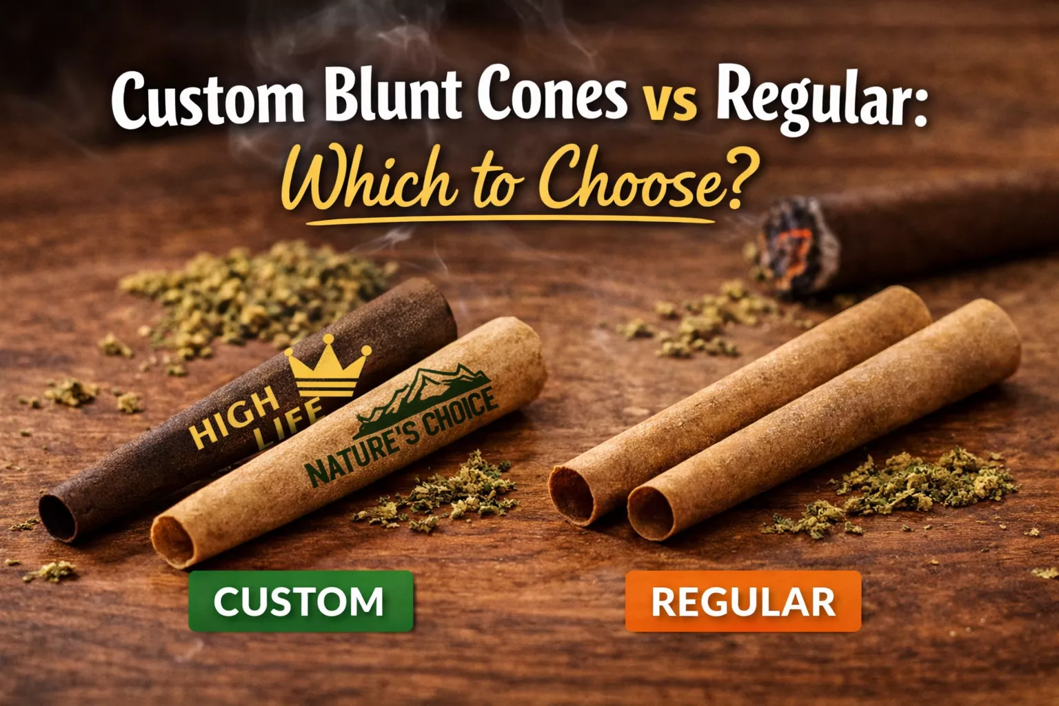 Custom Blunt Cones vs Regular Which to Choose