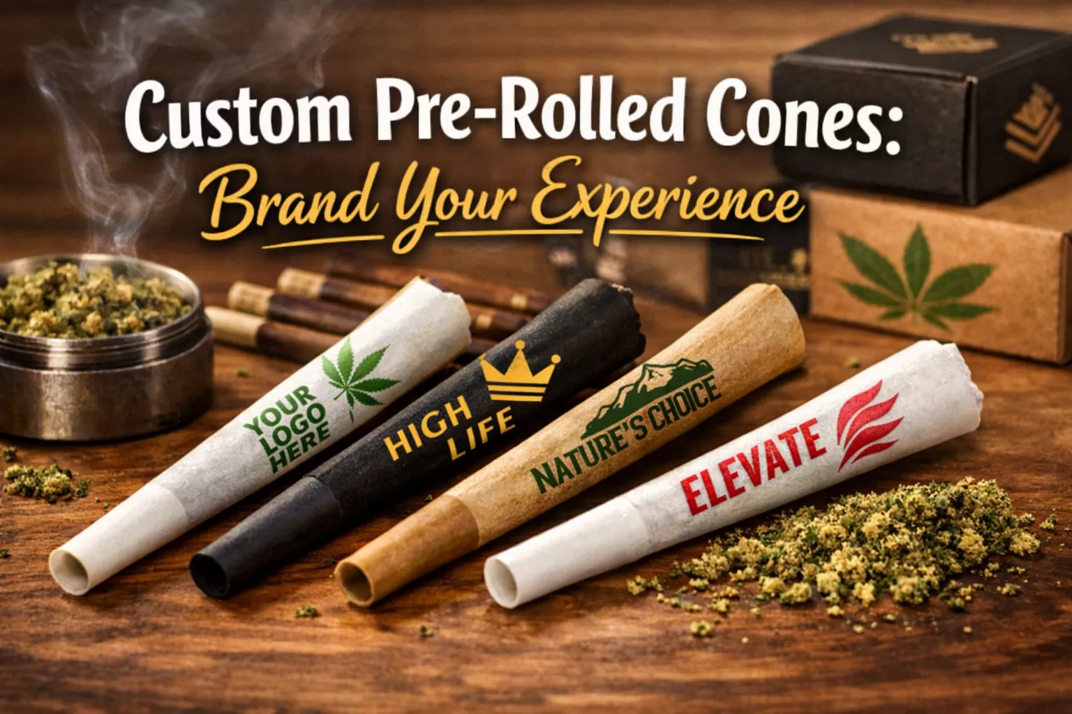 Custom Pre-Rolled Cones Brand Your Experience
