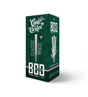 Unbranded - 109MM Class White Cone - 26MM Filter - 800 French Paper