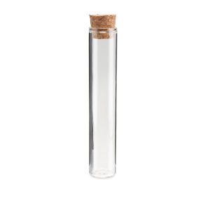 Glass Tube w/ Cap - 118mm - 500pc - w/Cork