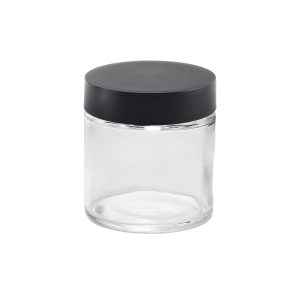 Glass Jar w/ Cap - 3oz / 60mm - 100pc - Child Resistant
