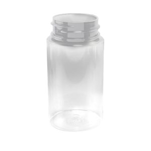 Plastic Jar w/ Cap - 116mm / 66mm - 100pc - Child Resistant